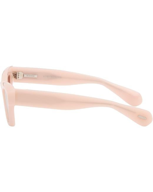 Jil Sander Black Oliver Peoples 'Edition 3' Cat Eye Sunglasses