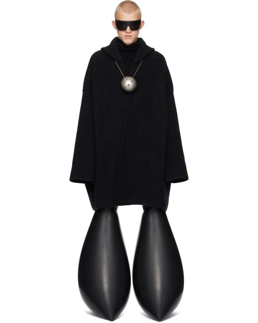 メンズ Rick Owens Porterville Jumbo Hooded Peter フーディ Black