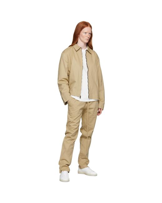 Fear Of God Natural Twill Trousers