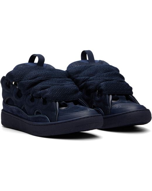 Lanvin Blue Curb Sneakers