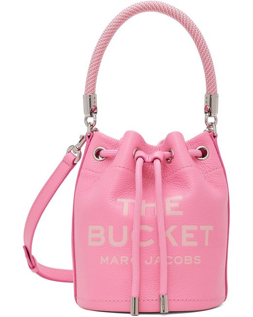 Marc Jacobs The Leather Bucket バッグ Pink