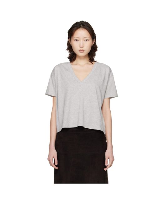 Loulou de Saison Black 'Faaa Lds' V-Neck T-Shirt