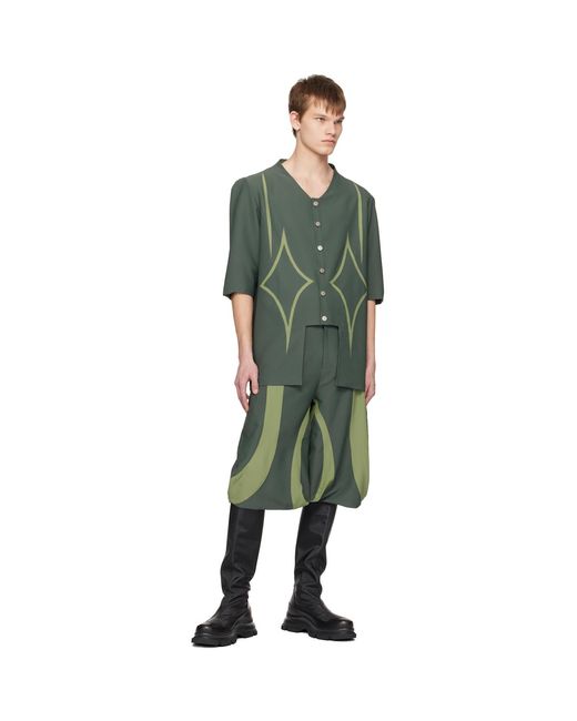 Uncertain Factor Green Interstellar Ω Shirt for men
