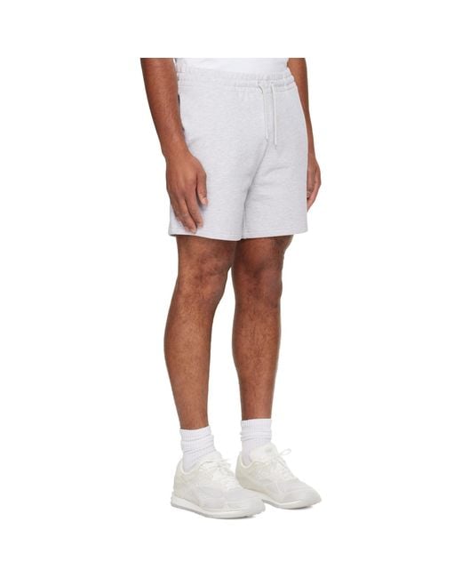 Casablanca White Logo Patch Shorts for men
