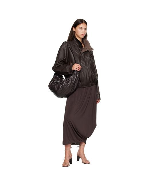 Lemaire Black Large Soft Croissant Bag