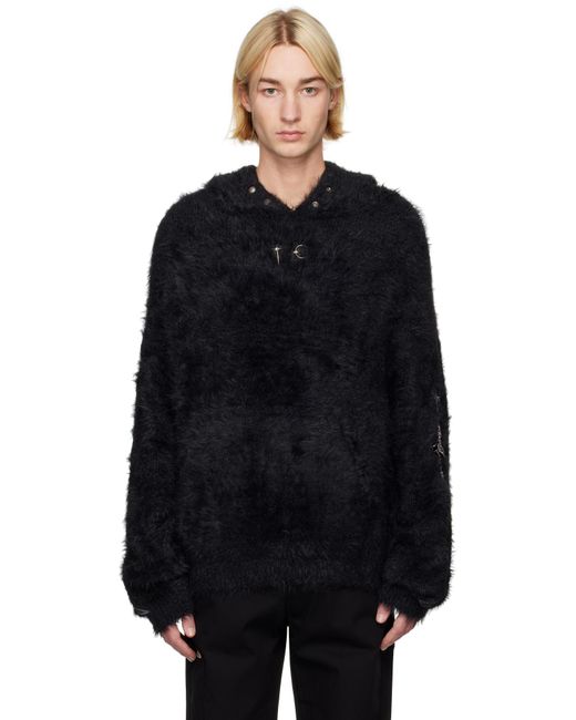 THUG CLUB Pack Sword Faux-Fur Hoodie in Black for Men | Lyst UK