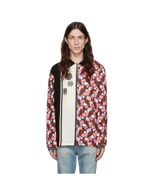 Anna Sui Red Ssense Exclusive Multicolour Blooming Hearts Sweatshirt for men