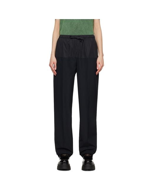 Alexander Wang Black Articulated Trousers