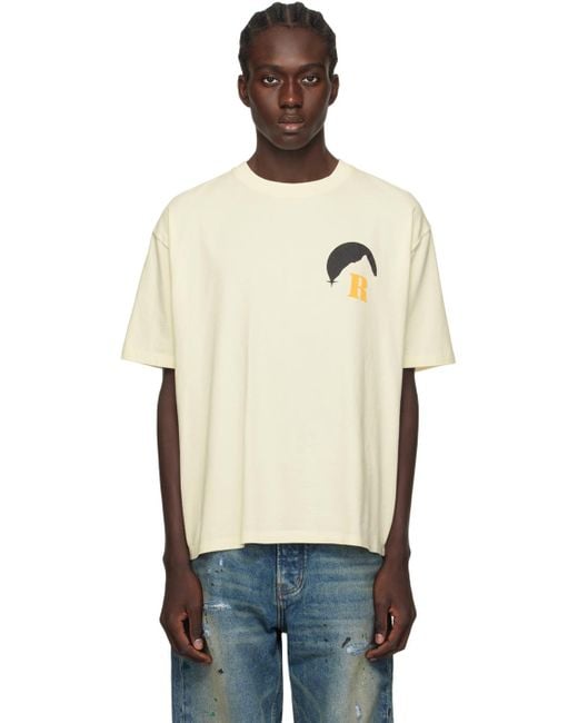 Rhude Multicolor Off-white Moonlight T-shirt for men