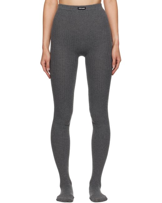 Miu Miu Black Cotton Tights