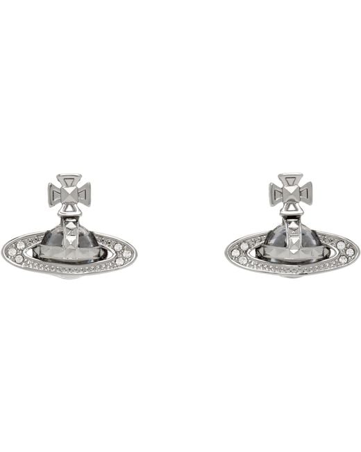 Vivienne Westwood Metallic Pina Bas Relief Earrings for men