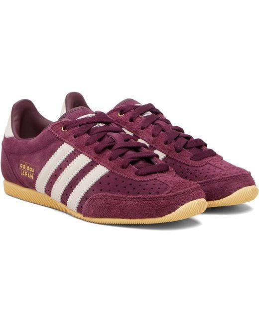 Adidas Originals Black Burgundy Japan Sneakers for men