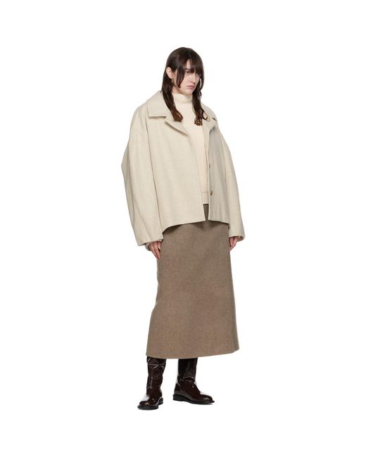 LE17SEPTEMBRE Natural Off- Layered Sweater Set