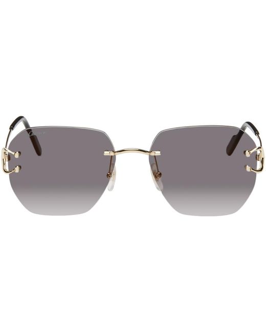 【関税込み】Cartier ゴールド Classic C de Cartier サングラス Sunglasses, Classic C de Cartier motif