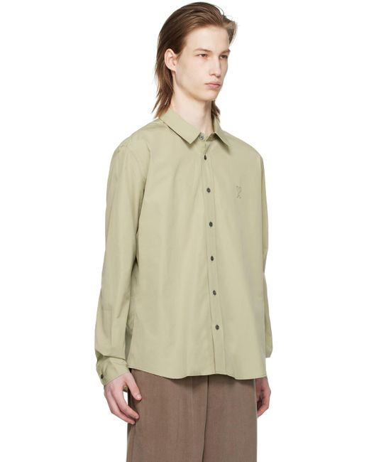 AMI Multicolor Green Ami De Cœur Shirt for men
