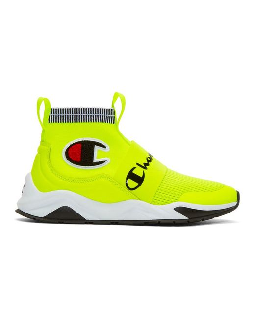 champion yellow sneakers