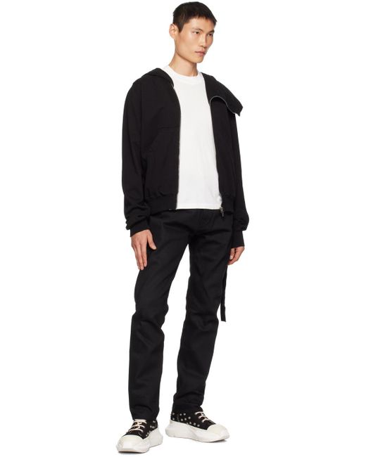 Jean detroit cut noir Rick Owens pour homme en coloris Black