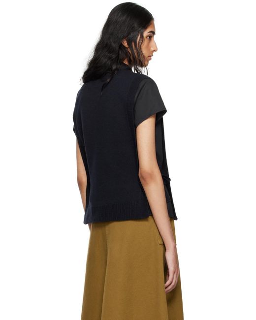 A.P.C. Black Margot Vest