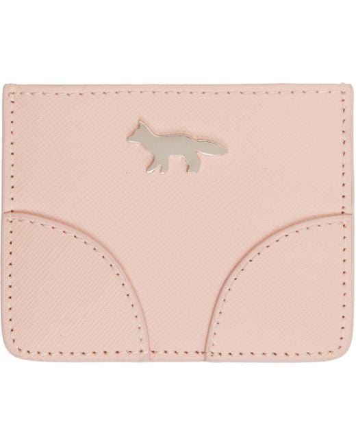 Maison Kitsuné Black Boogie Card Holder