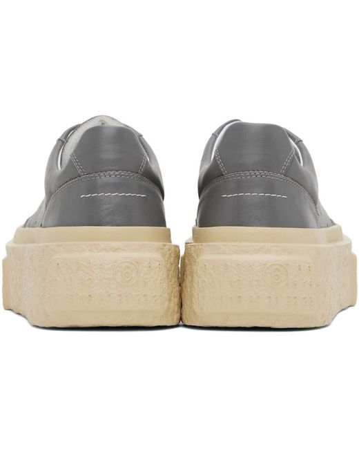 MM6 by Maison Martin Margiela Gray Oversized Sole Sneakers for men