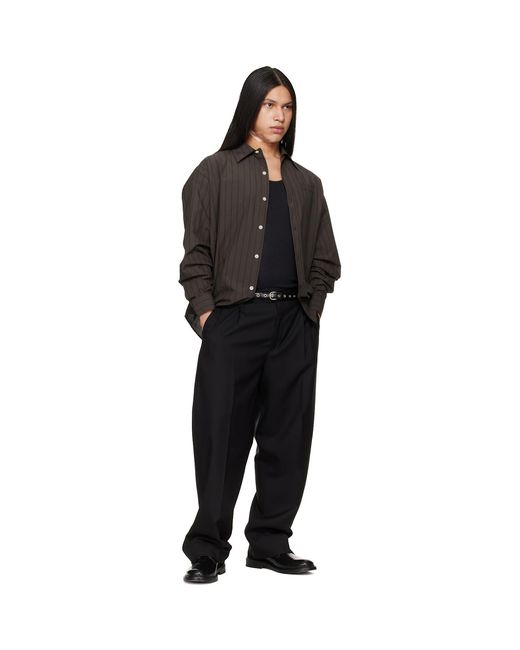 mfpen Black Essay Shirt for men