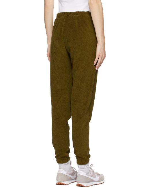 Gil Rodriguez Ssense Exclusive Green Terry Beachwood Lounge Pants for men