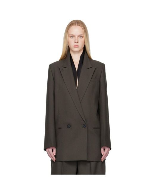 Totême Black Shield Blazer