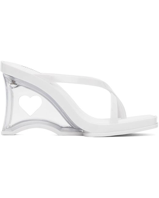 Melissa Black Glass Heels