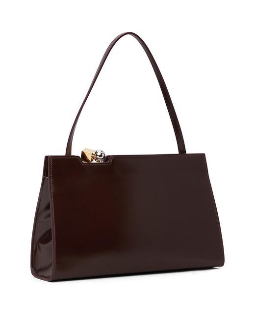 Jacquemus Purple Burgundy 'The Salon' Bag