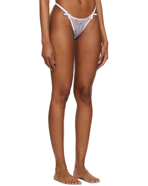 Agent Provocateur Black White Lorna Thong