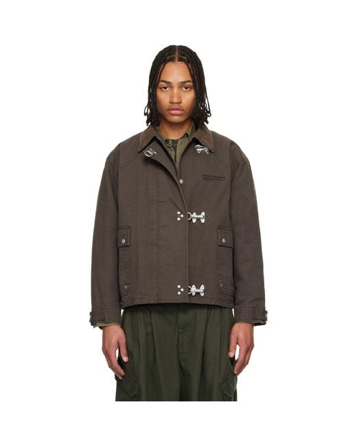 Neighborhood Khaki Fireman Jacket in Black for Men | Lyst