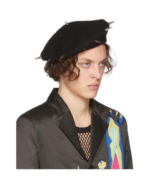 Charles Jeffrey Wool Black Studded 
