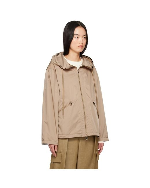 Moncler Natural Cassiopea Hooded Jacket