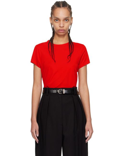 Khaite Red 'the Samson' T-shirt