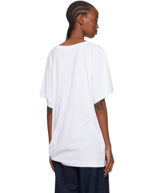 Dries Van Noten White Henchy T-shirt
