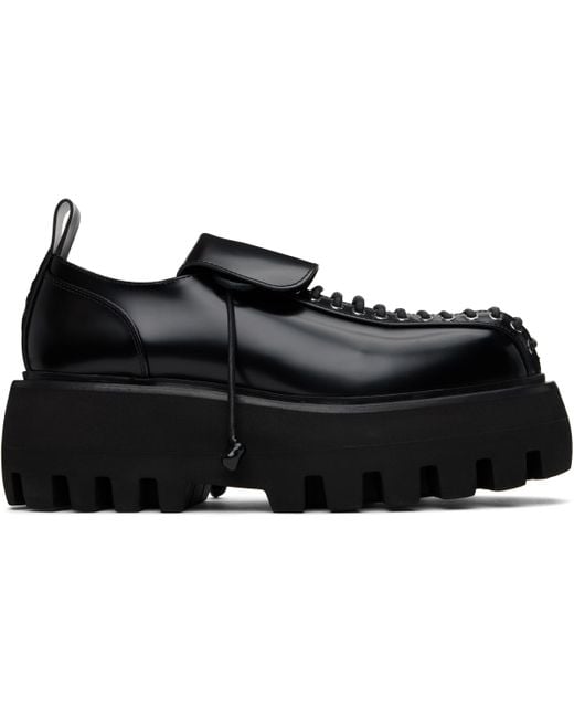 Alexander McQueen Black Sofa Lace Up Derbys for men