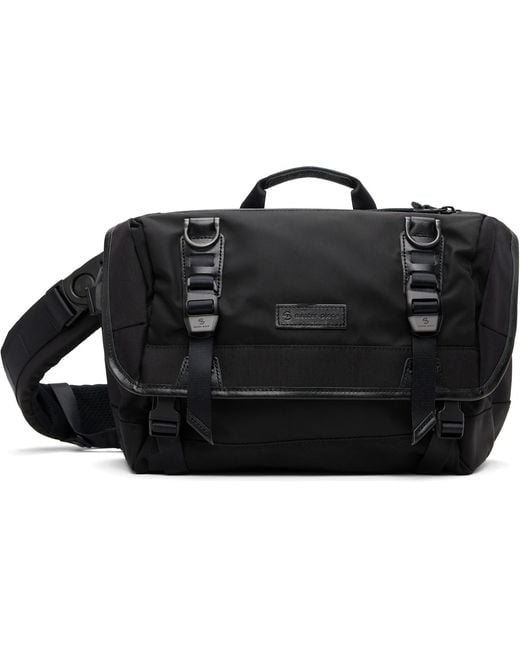 Master Piece Black Potential Messenger Bag for men