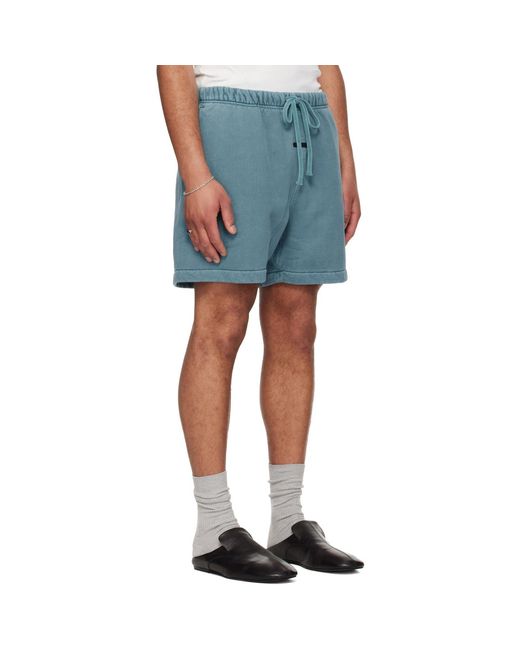 Fear Of God Blue Signature Classic Sweat Shorts for men