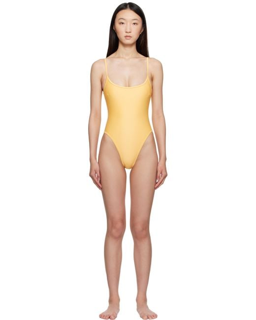 Haight Orange Pipping Thidu Swimsuit