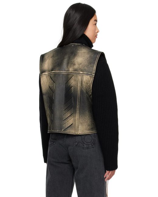 Eytys Black Harper Leather Vest