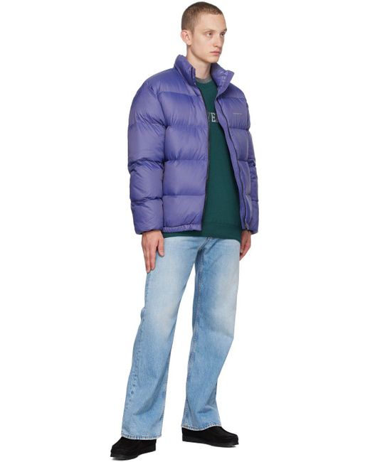 thisisneverthat Purple Lightweight Down Jacket for Men | Lyst