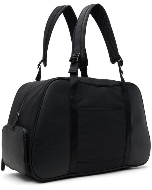 Emporio Armani Black Weekend Duffle Bag for men