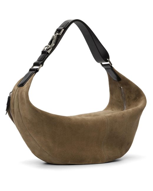 Lemaire Brown Taupe Quiver Clip Bag for men