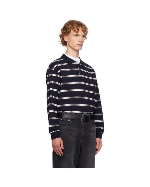 DUNST Blue Collared Polo for men