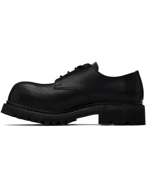 A Diciannoveventitre Black Prisma Derbys for men