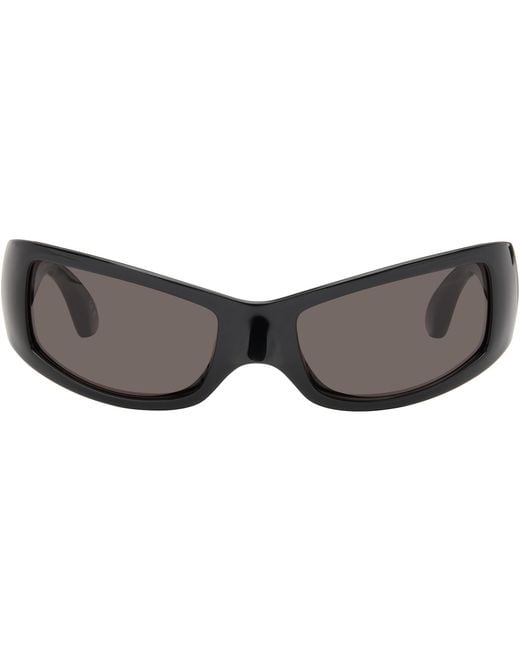 Balenciaga Black Extreme Sunglasses for men