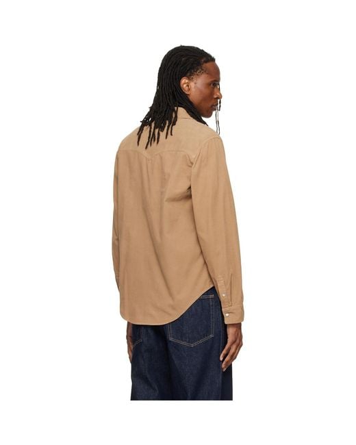 Isabel Marant Natural Vasco Shirt for men
