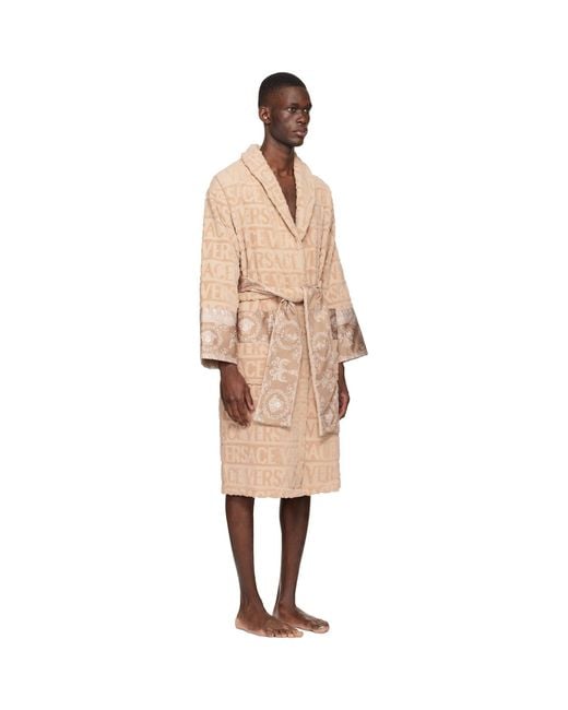 Versace Natural 'i Heart Baroque' Bathrobe for men
