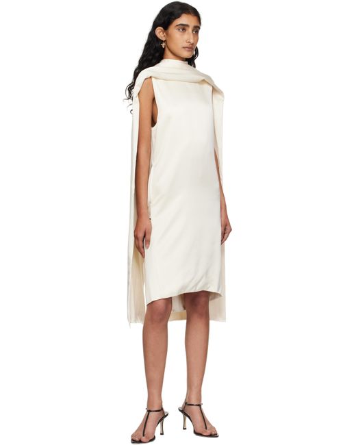 Erdem Metallic Small Flower Half Ring Earrings