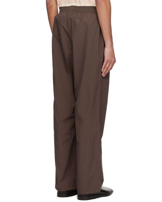 Camiel Fortgens Brown Tech Sweatpants for men